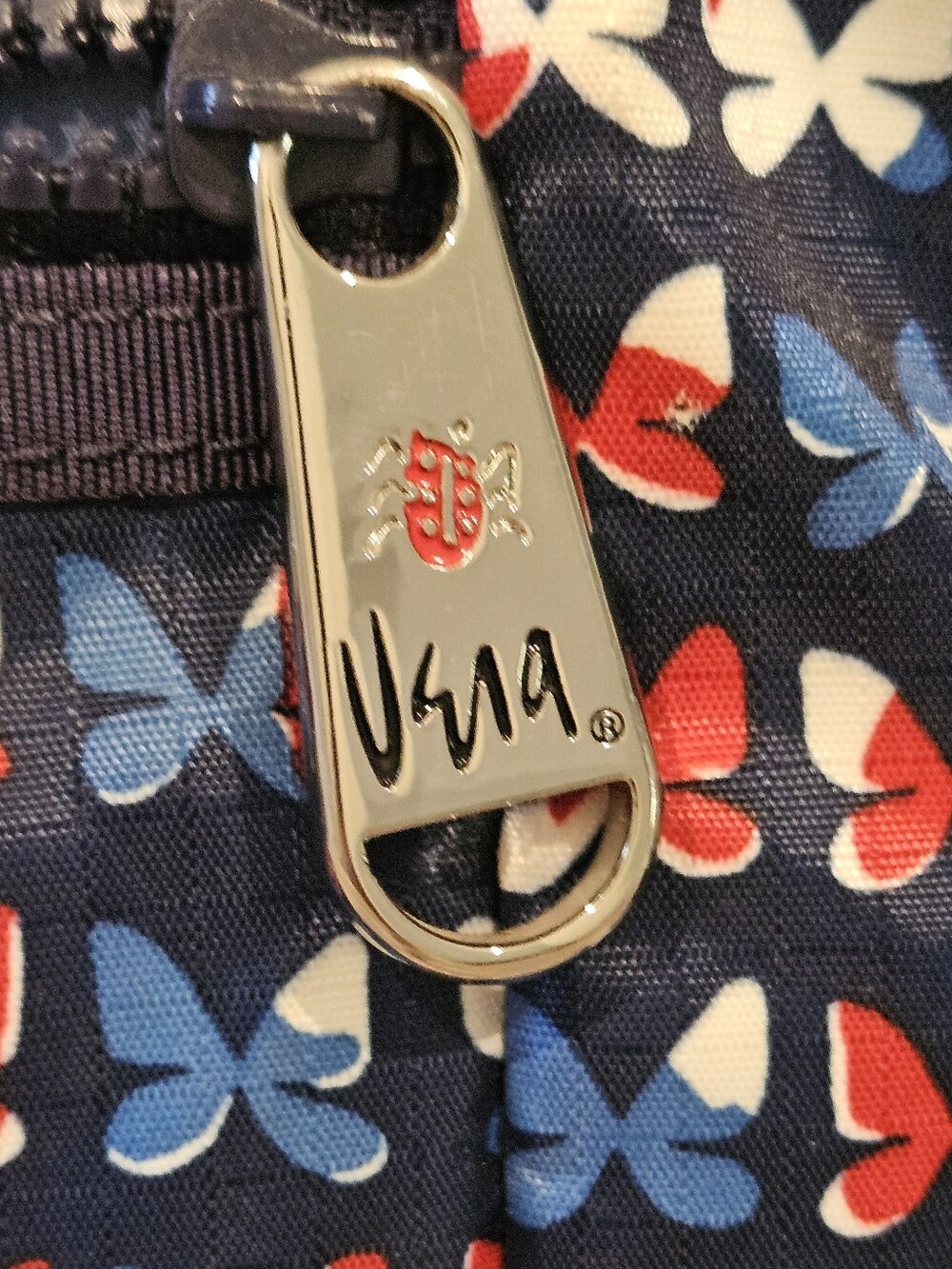 Brighton Vera Butterfly Tote Bag USA 250th Anniversary Patriotic Red White Blue - Picture 3 of 8